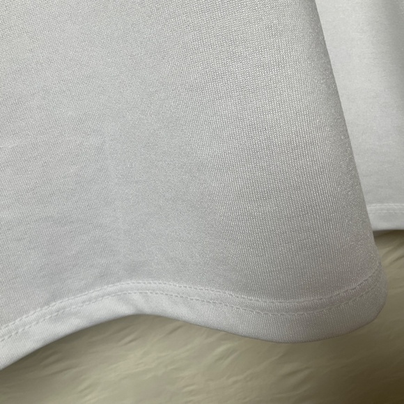 Adidas Climalite Short Sleeve Minimal Logo White V-Neck T-Shirt adidas Tee XL - Picture 5 of 14